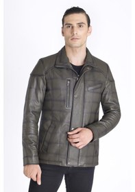 Resim Şahin Deri Doğal Desenli Spor Deri Kaban Yeşil 