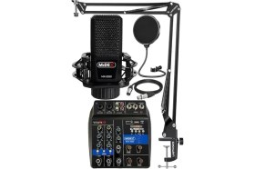 Resim AyrStore MX-2020 Solo Mix Condenser Mikrofon ve Kayıt Mixer Seti 