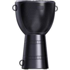 Resim Dv-660 Siyah Güneş Enerjili Bluetooth Hoparlör, Dışarıda Kullanım İçin Kolay Taşınabilir, El Feneri Işık Özelliği İle 10w Güçlü Ses 