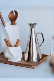 Resim GLAMZE Valery Büyük Boy Paslanmaz Çelik Yağdanlık 