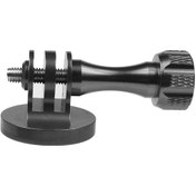 Resim Siyah Takım-gopro İçin Tripod Bağlama Aparatı Adaptörü 1/4 Konu Adaptörü Cnc Alüminyum Alaşım Go Pro Hero 9 8 7 6 5 4 3 + Eylem Kamera Aksesuarları 