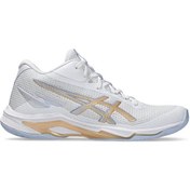 Resim Asics Netburner Ballistic Ff Mt 4 Unisex Voleybol Ayakkabısı 1052a084-102 Beyaz Beyaz 