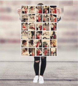 Resim Fotoğrafından Kolaj Poster 45x30 