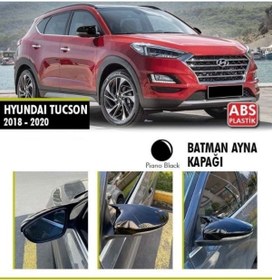 Resim BatmanGarage Hyundai Tucson Batman Yarasa Ayna Kapağı 2018-2020 Arası 