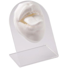 Resim Suntek Silikon Ağız Dilleri Modeli Esnek Uygulama Aleti Beyaz 