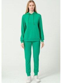 Resim Rich Kadın Yumuşak Kumaş Eşofman Takımı Eşofman Altı Ve Sweatshirt Çok Renkli 