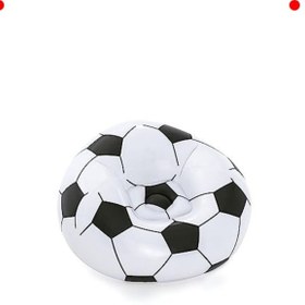 Resim Genel Markalar Futbol Topu Tasarımlı Şişme Koltuk – Siyah/Beyaz 