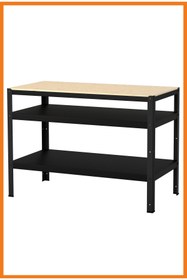 Resim Alony Home Bror Çalışma Tezgahı 110 X 55 Cm Siyah 