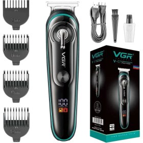 Resim Vgr V-075 T Bıçak Sıfır Kesim LCD Ekran Şarjlı Tıraş Makinesi 