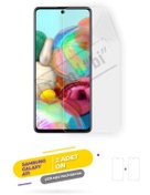 Resim Galaxy A71 Ekran Koruyucu Darbe Emici Poliüretan Film Amerika Üretimi 