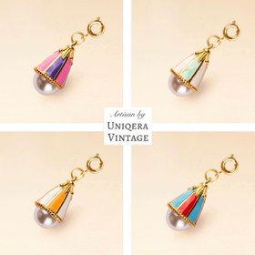 Resim Turuncu Mineli Çan Çiçeği Charm - Artisan Koleksiyonu 