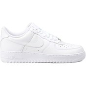 Resim Nike Air Force 1 07' Beyaz Beyaz Günlük Erkek Spor Ayakkabı Beyaz 
