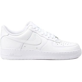 Resim Nike Air Force 1 07' Beyaz Beyaz Günlük Erkek Spor Ayakkabı Beyaz 