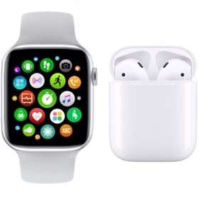 Resim GAMER ® Akıllı Saat Smart Watch T500 + 12 Kablosuz Kulaklık 2'li 