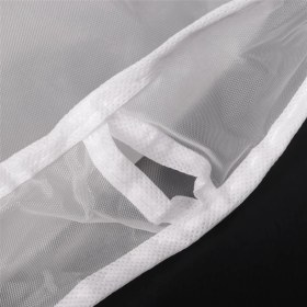 Resim Smooth12 Giyim Torbaları, Şeffaf Toz Koruması, 20 Adet Beyaz Omuz Örtüsü, Omuz Örtüsü, Yaka, Takım Kapakları (Yurt Dışından) 