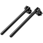 Resim Xuweiwei Motorcycle Cafe Racer 7/8" 22mm Clip On Ayarlanabilir Fork Kelepçesi 37mm Universal 