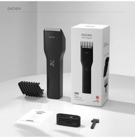 Resim Enchen Boost Siyah Taşınabilir Şarjlı Saç Kesim Makinesi 