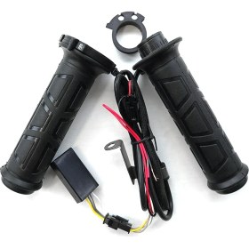 Resim Hsgl Motosiklet Isıtmalı 2 Kademeli Elcik 22MM Ayarlanabilir Sıcaklık, Uyumlu Isıtıcı El Kolu (Çift) 53748 