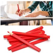 Resim Xindoker 10 Adet Ahşap İşçisi Kalemi - 170mm Sekizgen Kırılmaya Dayanıklı Kuru Tahta, Tuğla, Metal İşaretleme Aracı 