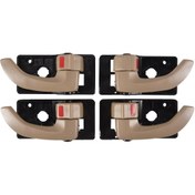 Resim Synodicmonth Hyundai Tucson 2005-2009 Bej İçin 4 Adet Araç İç Kapı Kolu Sol Sağ İç Kapı Kolu Yedek Seti 