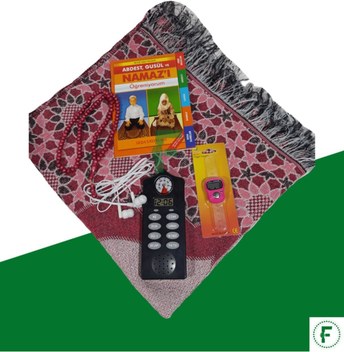 hennadibace Namaz Öğreten Cihaz Seti-2 Sesli Seccade Seti