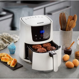Resim Schafer Thermochef Dijital Airfryer/sıcak Hava Fritözü-beyaz 