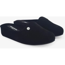 Resim Pierre Cardin Kadın Dolgu Topuk Ev Terliği Siyah PC-55372 