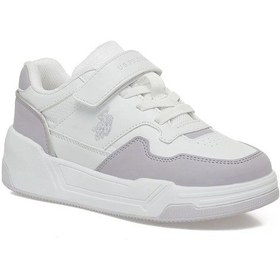 Resim U.s.polo Assn. Milow Cocuk Ayakkabi - Beyaz Lila Beyaz Lila 
