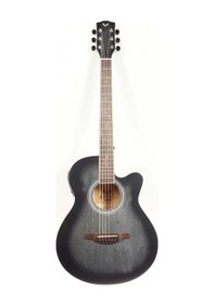 Resim Angel Afg200ce-tbk Elektro Akustik Gitar İnce Kasa Siyah Saydam Cila 
