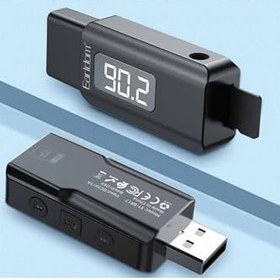 Resim Earldom BR17 BT 5.3 SD Kart ve Aux Çıkışlı Arama Destekli Dijital Ekranlı 2in1 USB FM Transmitter 