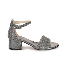 Resim Kiko Kids Kiko 769 Çupra Günlük Kız Çocuk 3 Cm Topuk Sandalet Ayakkabı PLATİN 