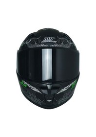 Resim Motosiklet Ve Bisiklet Mini Çocuk Kaskı Full Face Ce Sertifikalı Child Motor Kask Black Sİyah 