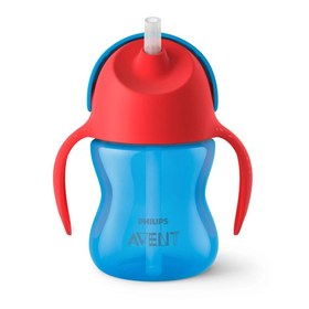 Resim Avent Yumuşak Uçlu Bardak Mavi 200 ml 9 Ay+ 