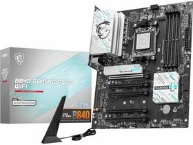 Resim MSI B840 GAMING PLUS WIFI AM5 DDR5 8000(OC) Mhz ATX Gaming (Oyuncu) Anakart 