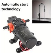Resim Pazly Rv Kucuk Difüz Pompa 12v-24v Su Arıtıcılar İçin Güçlendirme Pompa, Otomatik Başlatma/kesme, Miniatur Arac Montajlı 