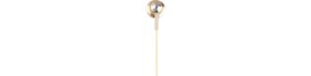 Resim MF Product Acoustic 0153 Mikrofonlu Kablolu Kulak İçi Kulaklık Gold 