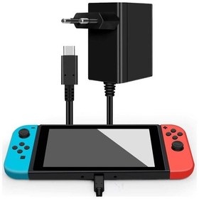 Resim Switch Pro /switch Oled Ve Switch Lite 5w-15w Type-c Switch Tv Dock Şarj Ve Adaptörü 