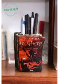 Resim Harry Potter Ve Zümrüdüanka Yoldaşlığı Kitabı Şeklindeki Kalemlik 