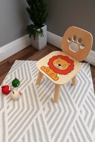 Resim VEDO Çocuk Sandalyesi - Lisanslı Ürün - Doğal Ahşap - 3/4 Yaş 