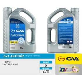 Resim Gva Antifriz 3 Lt -37 C Mavi Koli 6 Ad IS00-GVA 9930223 