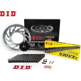 Resim Zincir Dişli Seti Suzukı Gsf Bandıt S 600cc Zincir: Dıd-530vx3 Çelik-110 Ön-arka Dişli: Sunstar 15t-47t 1996-1999 