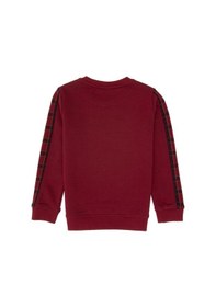 Resim U.S. Polo Assn. Erkek Çocuk Bordo Bisiklet Yaka Sweatshirt 50316537-VR014 