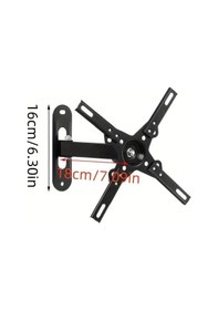 Resim Globalbloom Siyah Duvara Monte Tv Sehpası 14-42 İnç 180 Döner Masaüstü Ayak Siyah 