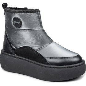 Resim Jump 60129 Suya Dayanıklı Kaydırmaz Taban Gümüş Rengi Kadın Kar Botu 