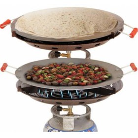 Resim Piknik Tipi Portatif Sac Ocağı 45Cm Yufka Kavurma Sacı 