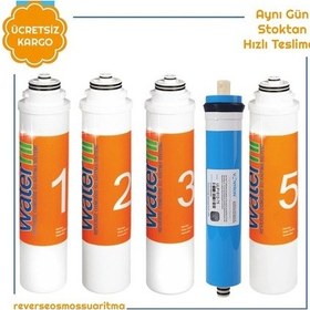 Resim Waterlife Uyumlu Su Arıtma Cihazı Tam Takım Filtre Seti (Vontron) 