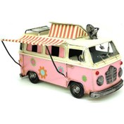 Resim Dekoratif Metal Minibüs Çerçeveli Ve Tenteli C0239 Model 