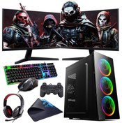 Resim I5 11400F 16GB 480SSD 4GB GTX1050TI Çift 24" Monitörlü (Gaming SET) Rogame