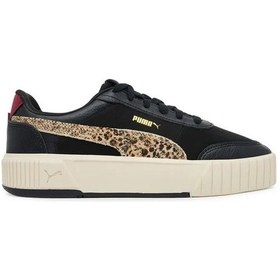Resim Puma Carina Mia Animal Flair Kadın Sneaker Ayakkabı 40351502 Siyah 