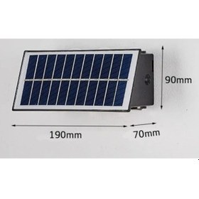 Resim Cata Ct 8010 20w Kos Solar Led Aplik 3200k Gün Işığı Siyah 